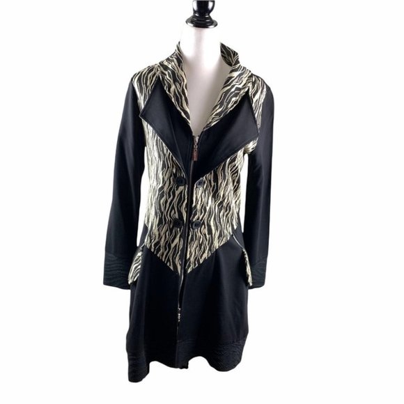 Dzhavael Couture  Zippered Jacket NWT - Picture 1 of 9